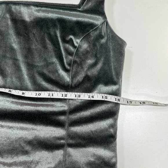 Velvet Sage Green Bustier Bodice Style Top Size Medium - Picture 6 of 11